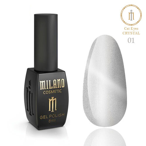 Гель-лак Milano Cat Eyes CRYSTAL №01, 8 мл