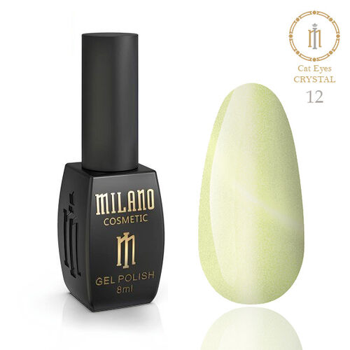 Gel polish Milano Cat Eyes CRYSTAL #12, 8 ml