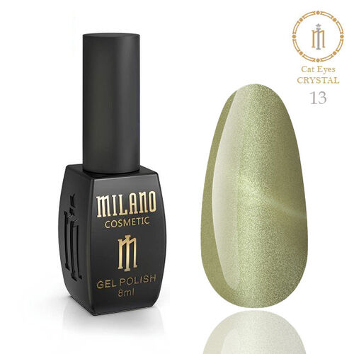 Gel polish Milano Cat Eyes CRYSTAL #13, 8 ml