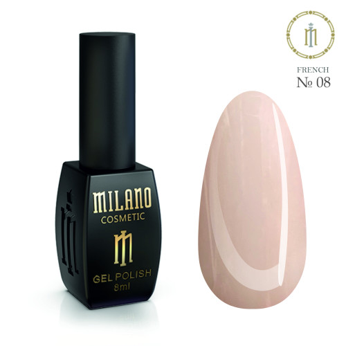 Gel polish FRENCH Milano No. 008, 8 ml