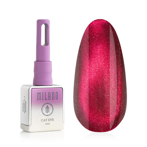 Гель-лак Milano CAT EYE BERRY SILK PREMIUM №04, 10 мл
