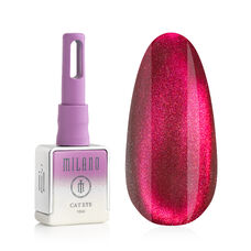 Gel polish Milano CAT EYE BERRY SILK PREMIUM No. 05, 10 ml