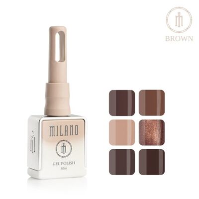 Milano GEL POLISH BROWN PREMIUM