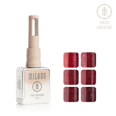 Milano GEL POLISH RED SHINE PREMIUM