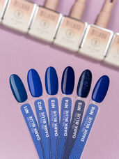 Gel polish Milano DARK BLUE PREMIUM №02, 10 ml