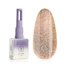 Гель-лак Milano CAT EYE NIGHT GLOW PREMIUM №01, 10 мл
