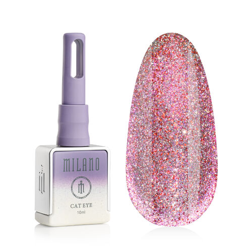 Gel polish Milano CAT EYE NIGHT GLOW PREMIUM №02, 10 ml