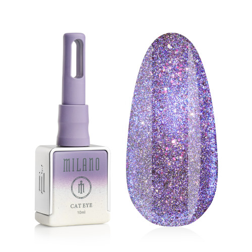 Gel polish Milano CAT EYE NIGHT GLOW PREMIUM №03, 10 ml