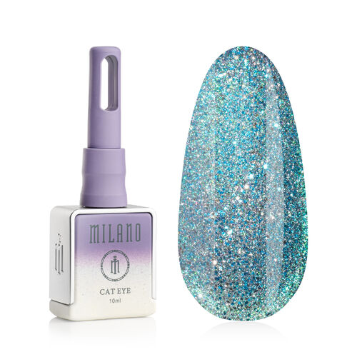 Gel polish Milano CAT EYE NIGHT GLOW PREMIUM №04, 10 ml
