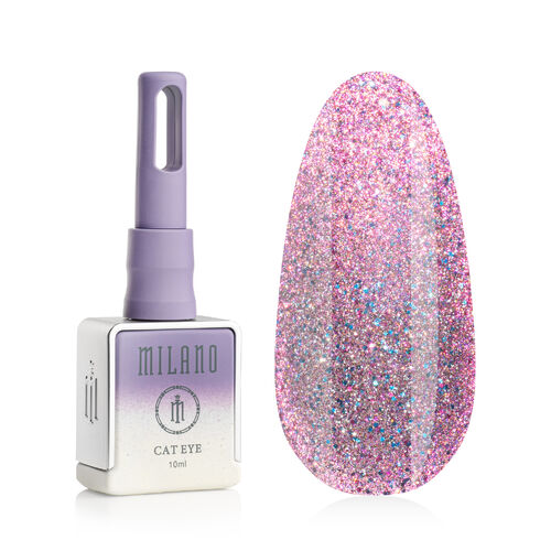 Gel polish Milano CAT EYE NIGHT GLOW PREMIUM №06, 10 ml