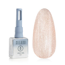 LIQUID SHIMMER POLY GEL PREMIUM Milano No. 02, 10 ml