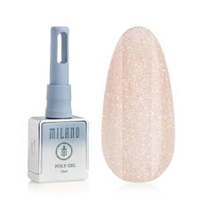 LIQUID SHIMMER POLY GEL PREMIUM Milano No. 03, 10 ml