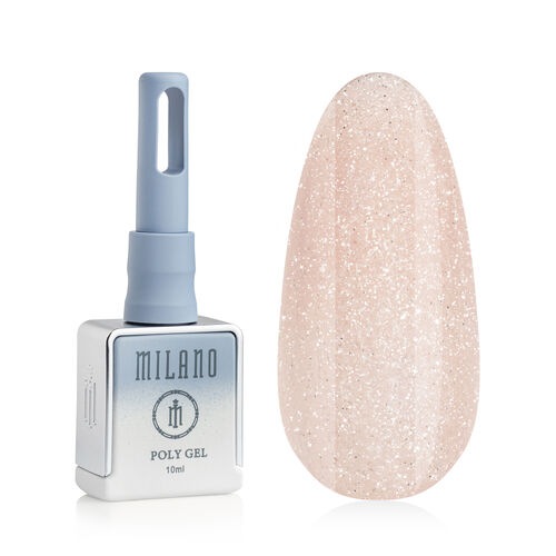 LIQUID SHIMMER POLY GEL PREMIUM Milano No. 03, 10 ml
