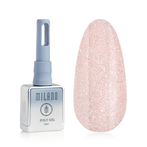 Полігель LIQUID SHIMMER POLY GEL PREMIUM Milano №05, 10 мл
