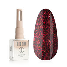 Gel polish Milano RED SHINE PREMIUM No. 05, 10 ml