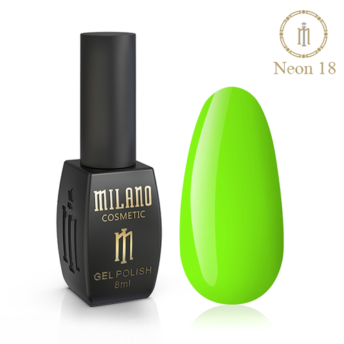 Gel polish NEON Milano No. 018, 8 ml