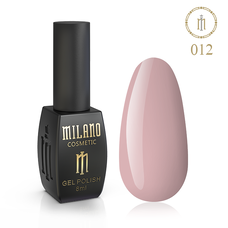 Гель-лак Milano №012, 8 мл (Натуральний беж)