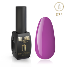 Гель-лак Milano №035, 8 мл (Сяюча орхідея)