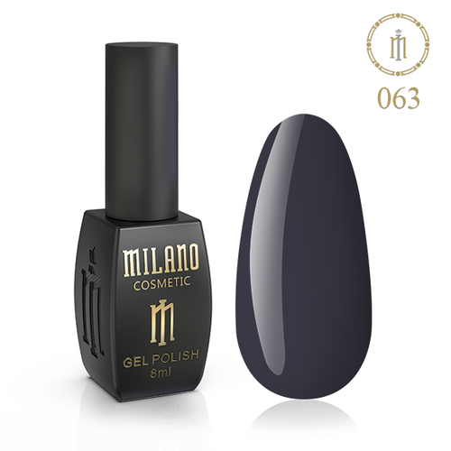 Гель-лак Milano №063, 8 мл (Мокрий камінь)