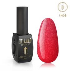 Гель-лак Milano №084, 8 мл (Колір феєрверку)