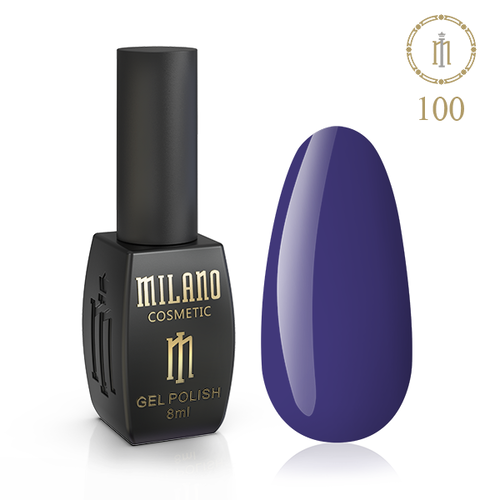 Гель-лак Milano №100, 8 мл (Денім)