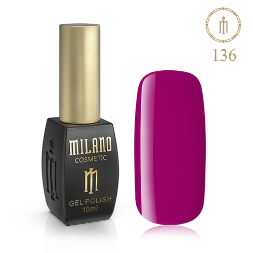 Gel polish Milano No. 136, 10 ml