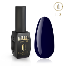 Гель-лак Milano №113, 8 мл (Нічний синій)