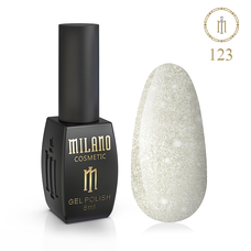 Гель-лак Milano №124, 8 мл (Срібний пісок)