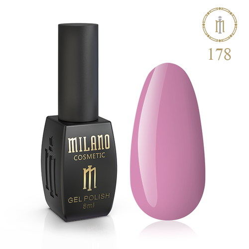 Гель-лак Milano №178, 8 мл (Англійська рожева)