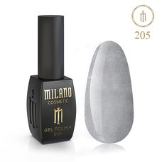 Гель-лак Milano №205, 8 мл (Північне сяйво)
