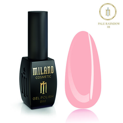 Gel polish PALE RAINDOW Milano No. 008, 8 ml