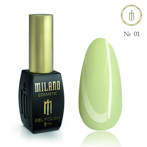 Gel polish PASTEL Milano No. 001, 8 ml