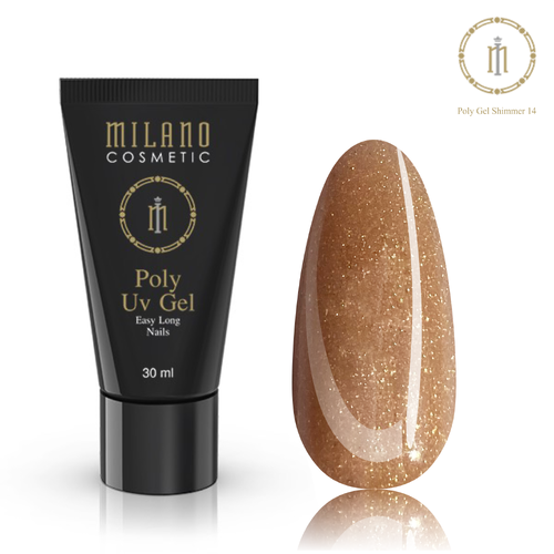 Poly Gel Shimmer Milano No. 014, 30 ml