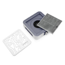 MUSSON X2 GRAPHITE extractor hood with carbon HEPA filter 72W for manicure and pedicure
