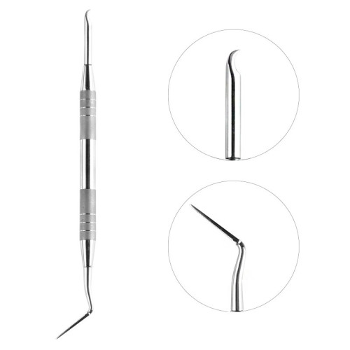 Pedicure spatula OLTON (rasp + claw)