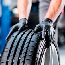 Рукавички нітрилові MERCATOR gogrip black, розмір L, 50 шт