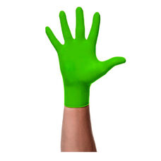 Рукавички нітрилові MERCATOR gogrip green, розмір M, 50 шт
