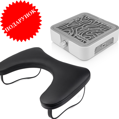 Hood MUSSON X2 SILVER 72 W + ARMREST black and white