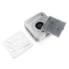 Витяжка CYCLONE X3 SILVER з вугільним НЕРА-фільтром 72W для манікюру та педикюру