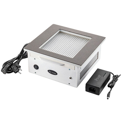 Manicure extractor with filter Air Max VF 12 PLus, 60 W Black