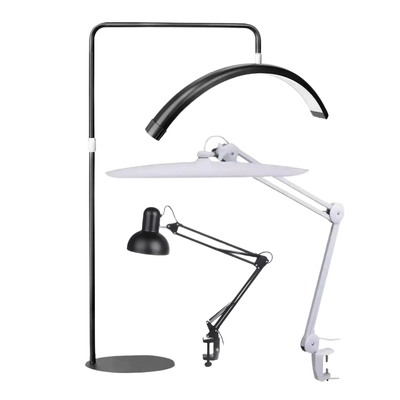 Shadowless, table, magnifying lamps