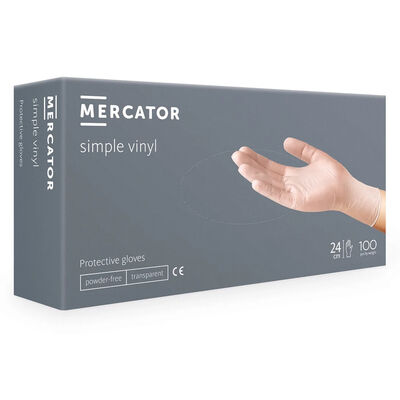 Disposable vinyl gloves