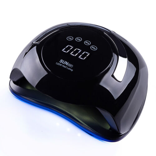 Лампа для манікюру LED+UV SUN BQ-5T BLACK 120W з ручкою