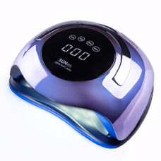 Лампа для манікюру LED+UV SUN BQ-5T MIRROR VIOLET 120W з ручкою