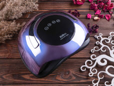 Лампа для манікюру LED+UV SUN BQ-5T MIRROR VIOLET 120W з ручкою