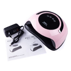 Лампа для манікюру LED+UV SUN BQ-5T PINK 120W з ручкою