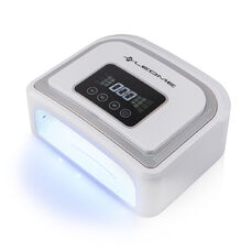 Лампа для манікюру LED+UV LEDME 5B 120W SILVER з акумулятором