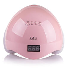 Лампа для манікюру LED+UV SUN 5 PASTEL PINK 48W