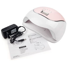 Лампа для манікюру LED+UV SUN BQ-V5 MACAROON PINK 120W