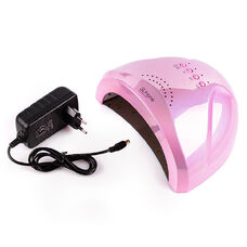 Лампа для манікюру LED+UV SUN One MIRROR PINK 48W